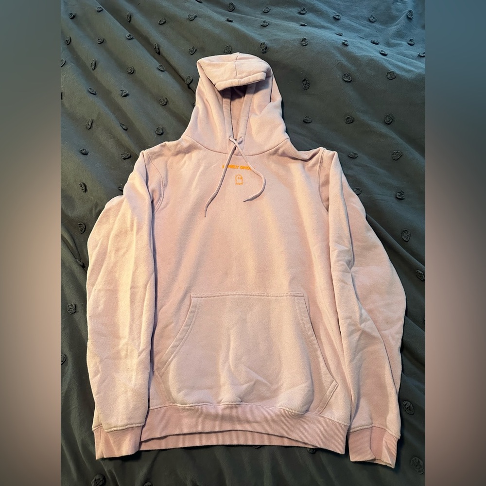 Purple and orange lonely ghost hoodie